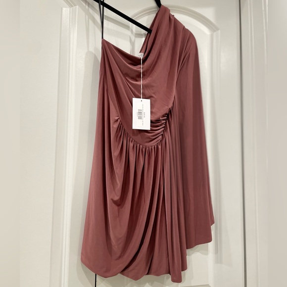 Misa Los Angeles One Shoulder Parveneh Dress In Brick - Picture 5 of 7